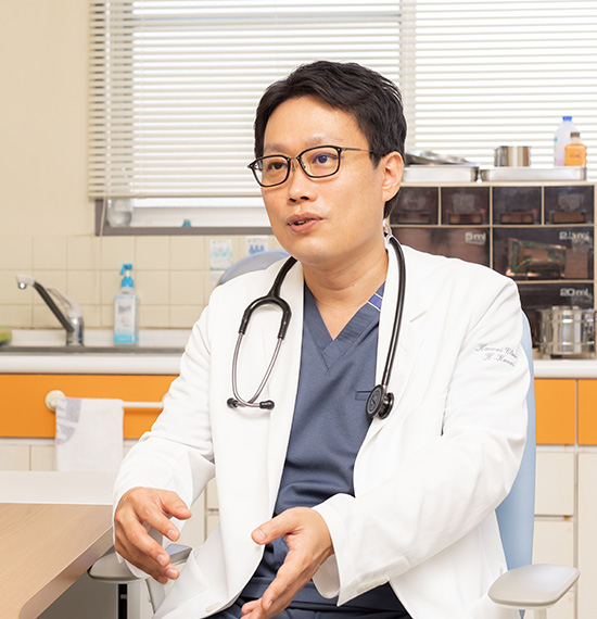 循環器をご専門とされていますが、診察では必ず聴診をされるそうですね